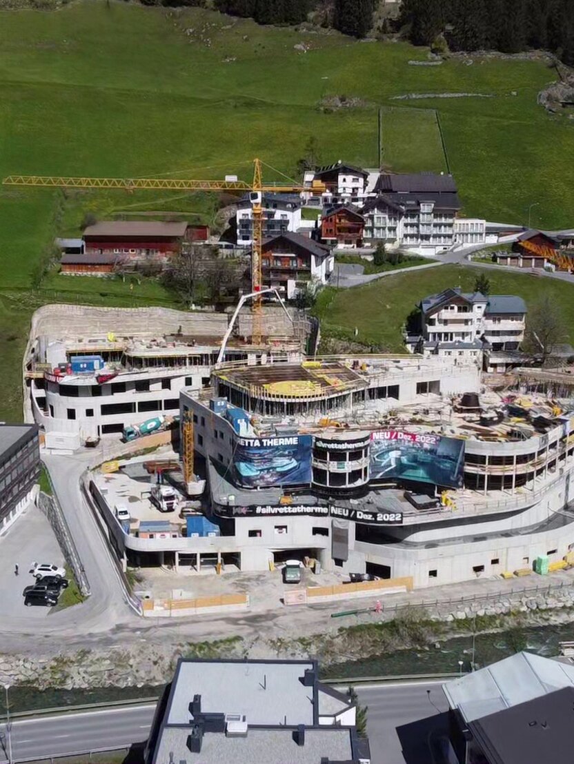 Silvretta Therme Ischgl Bauarbeiten Stand Juni